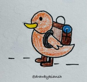 Duck with Backpack