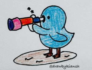 Duck with Telescope