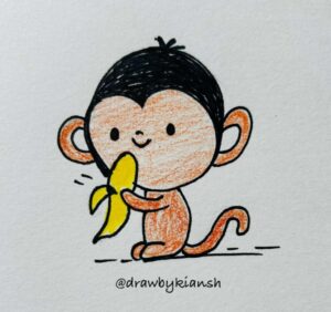 Monkey Eating Banana