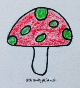 Rainbow Spotted Mushroom