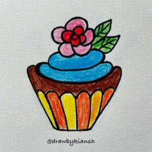 Rose as Cupcake Topper